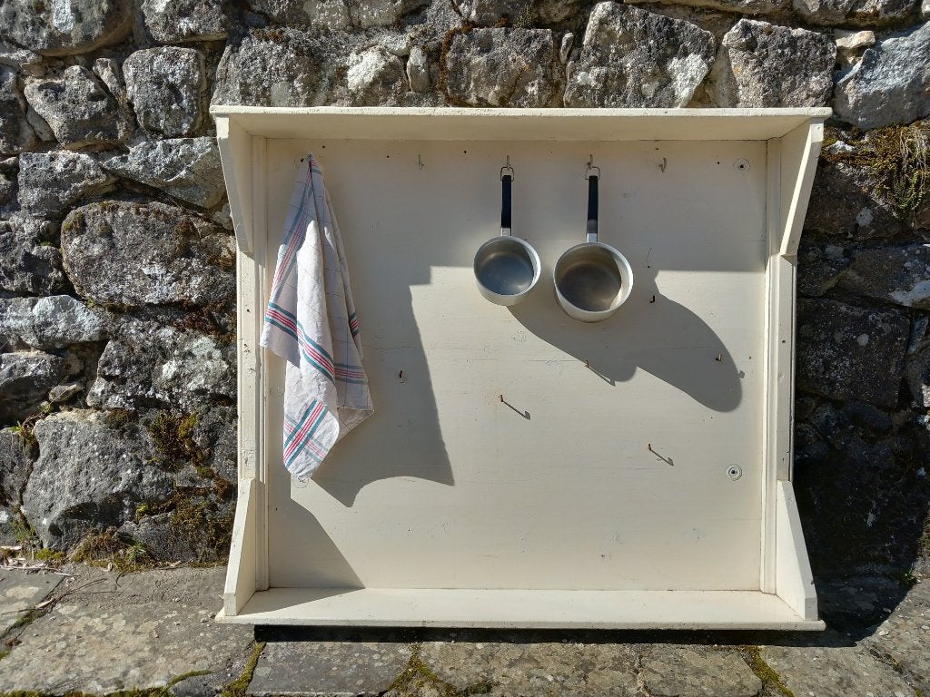 groot wandrek xl voor pannen & meer regaal uit Franse keuken, Ophalen