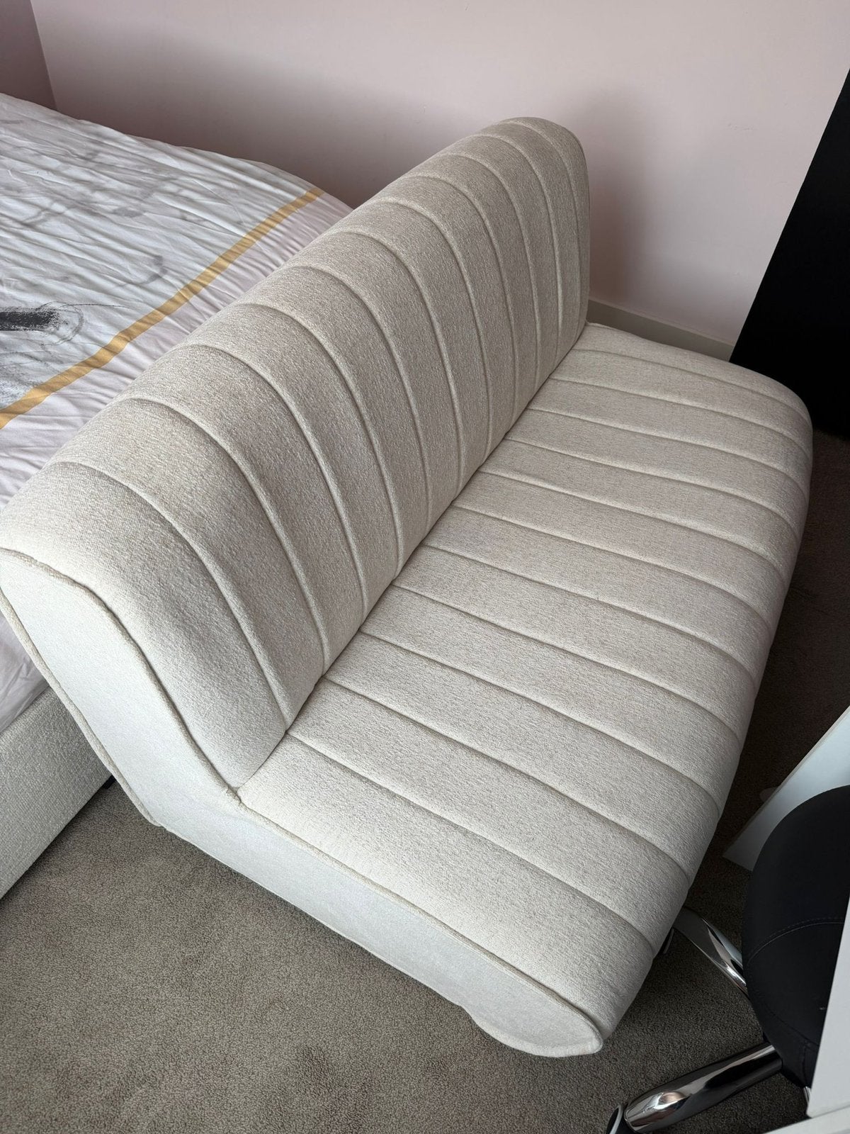 Bankje Fauteuils loveseat kwantum busto model wit MOET WEG, Ophalen, Zo goed als nieuw, 75 tot 100 cm, 125 cm of meer