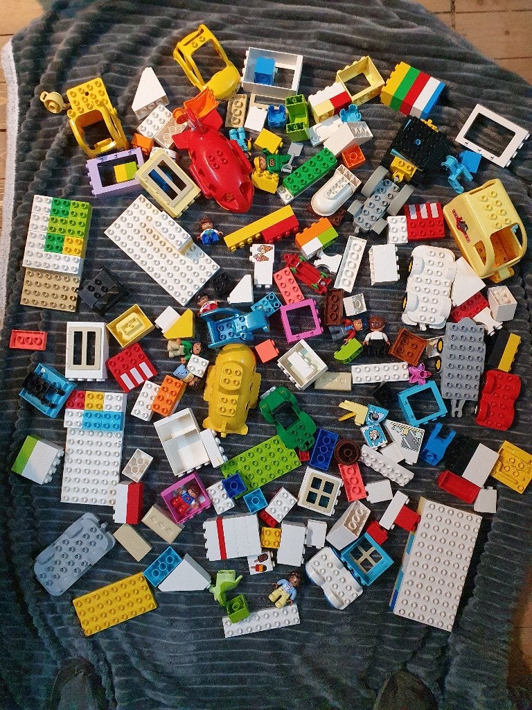 3 kilo Duplo, recent en in prima staat. Opsturen of opha-, Ophalen of Verzenden, Zo goed als nieuw, Losse stenen, Duplo