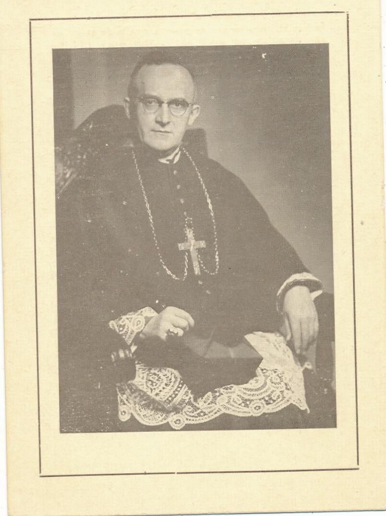 Oostrum 1906-Nijmegen 1958 Mgr. Joannes M.J.A. Hanssen, Verzamelen, Ophalen of Verzenden, Bidprentje