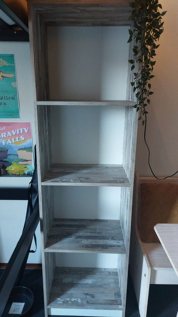 Smalle (boeken)kast, Ophalen, Met plank(en), Gebruikt, Modernistisch