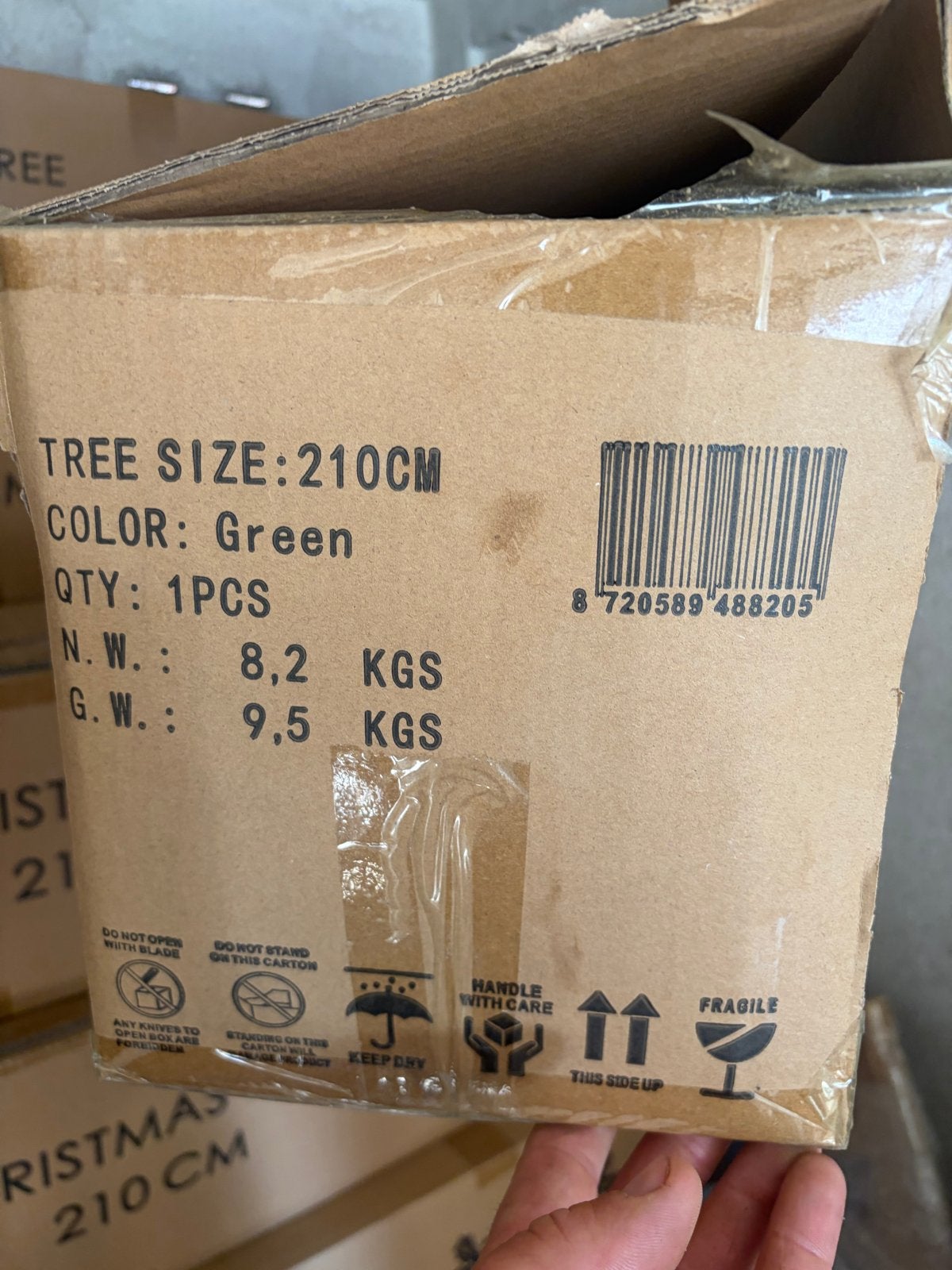 Partij kerstbomen nieuw in doos 18stuks, Ophalen, Nieuw