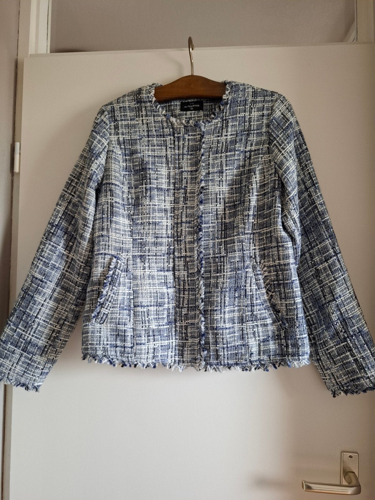 C&A The Outerwear Bouclé Jasje Maat 40, Maat 38/40 (M), Blauw, Ophalen of Verzenden, Zo goed als nieuw