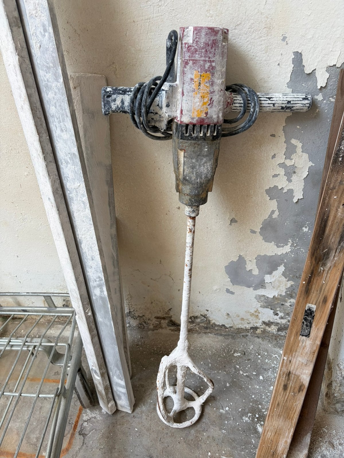 Perles Stukadoors mixer 1800 watt  zie beschrijving, Ophalen, Gebruikt