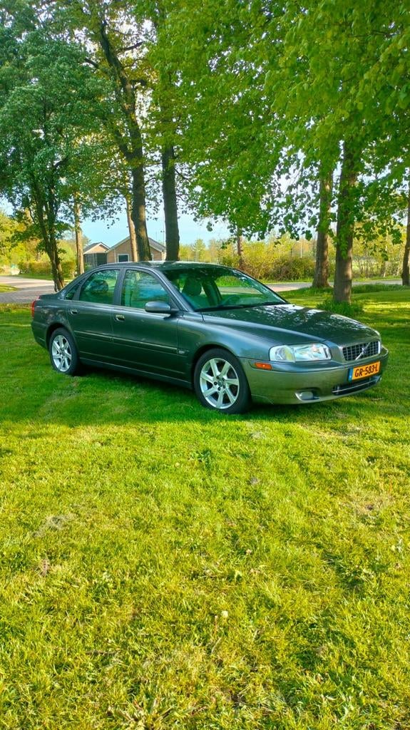 Volvo S80 2.4 D 2005 Grijs, Auto's, Volvo, Particulier, S80, ABS, Airbags, Airconditioning, Android Auto, Automatische klimaatregeling