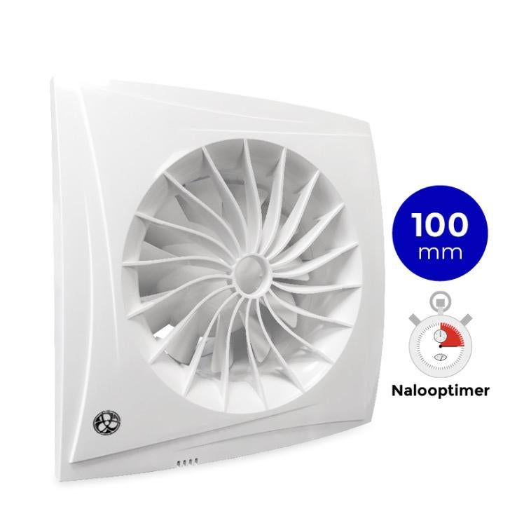 Blauberg Sileo 100 silent hygro 100 mm (nieuw), Ophalen of Verzenden, Zo goed als nieuw, Plafondventilator