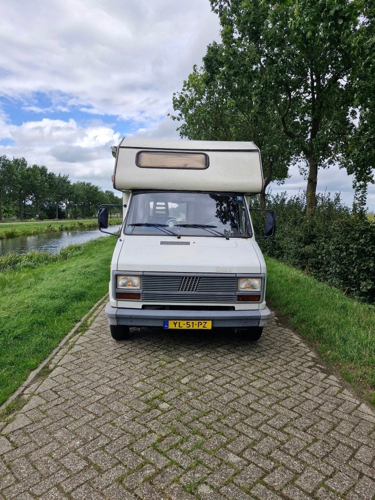 Fiat Ducato camper 1990 met HEKU - opbouw, Imperial, Alkoof, Reservewiel, Fiat