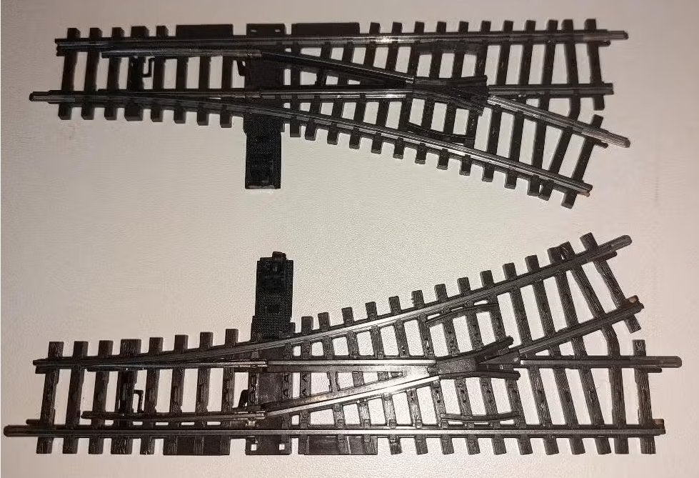Marklin H0 2265/2266 - 2 Handwissels K-rail, Wisselstroom, Ophalen of Verzenden, Märklin, Nieuw