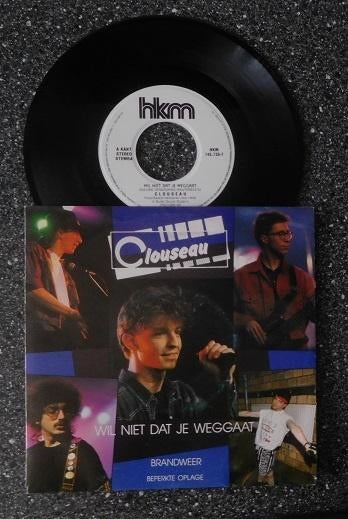 Clouseau - wil niet dat je weggaat & brandweer (vanaf € 2,00, Cd's en Dvd's, Vinyl | Nederlandstalig, Ophalen of Verzenden, Zo goed als nieuw