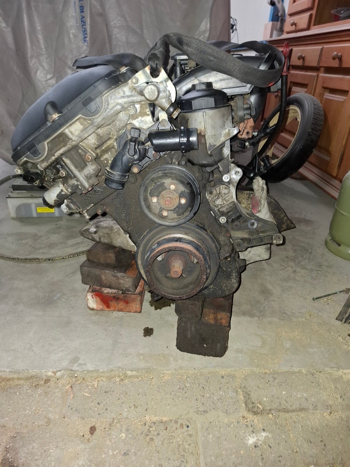 BMW M54 B25 Motor VOOR ONDERDELEN, Ophalen of Verzenden, Gebruikt, BMW