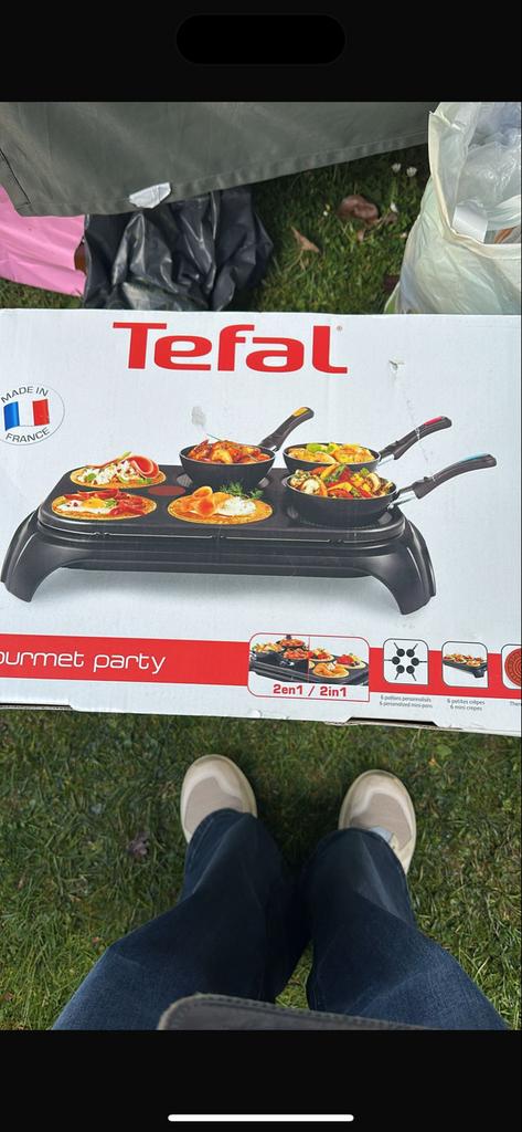 Tefal Gourmet Party 2-in-1, Ophalen of Verzenden, Nieuw, 4 t/m 7 personen