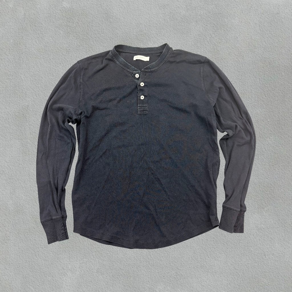 (1344) Zwart Suitsupply Henley - Heren M - Zeer Goed, Maat 48/50 (M), Zwart, Ophalen of Verzenden, Zo goed als nieuw