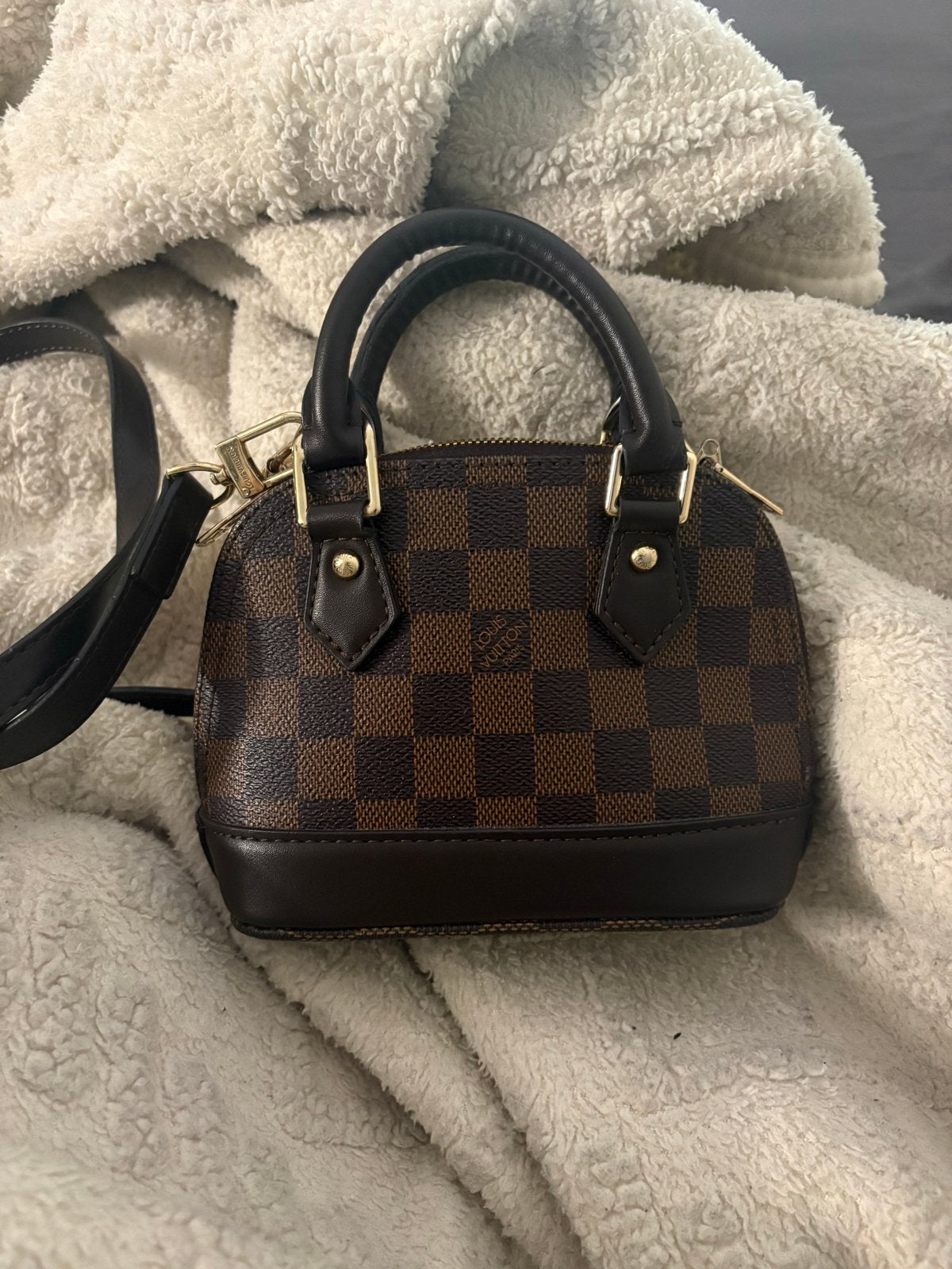 Louis Vuitton Alma Mini Tas - Damier Ebene, Sieraden, Tassen en Uiterlijk, Tassen | Damestassen, Ophalen of Verzenden, Zo goed als nieuw