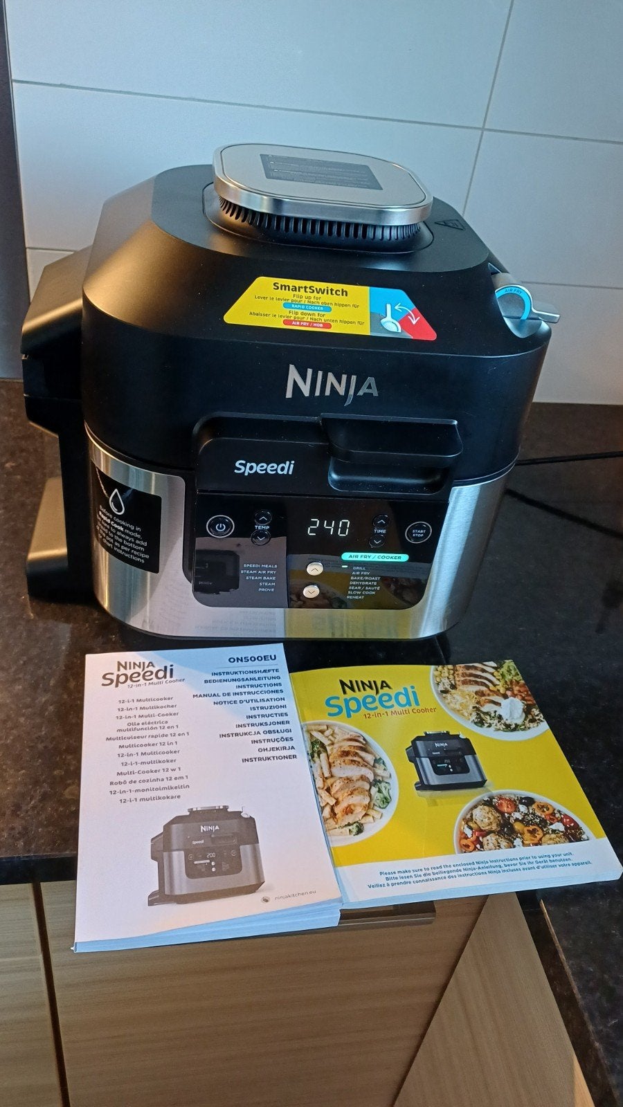 Ninja Speedi ON400EU 10-in-1 Multicooker & Airfryer, Ophalen of Verzenden, Zo goed als nieuw, Airfryer, 1500 gram of meer