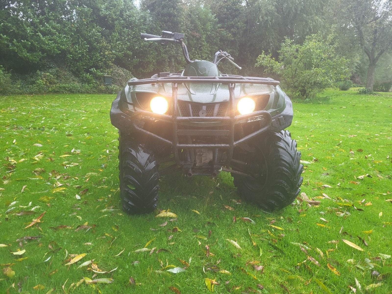 Gebruikte Yamaha Grizzly , Bruin  350 4WD Quad - Scheur in k, Motoren, 1 cilinder, 12 t/m 35 kW