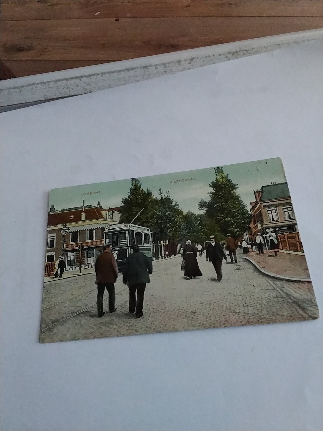 Oude Ansichtkaart Utrecht Biltstraat Tram 1916, Ophalen of Verzenden, Voor 1920, Gelopen, Utrecht