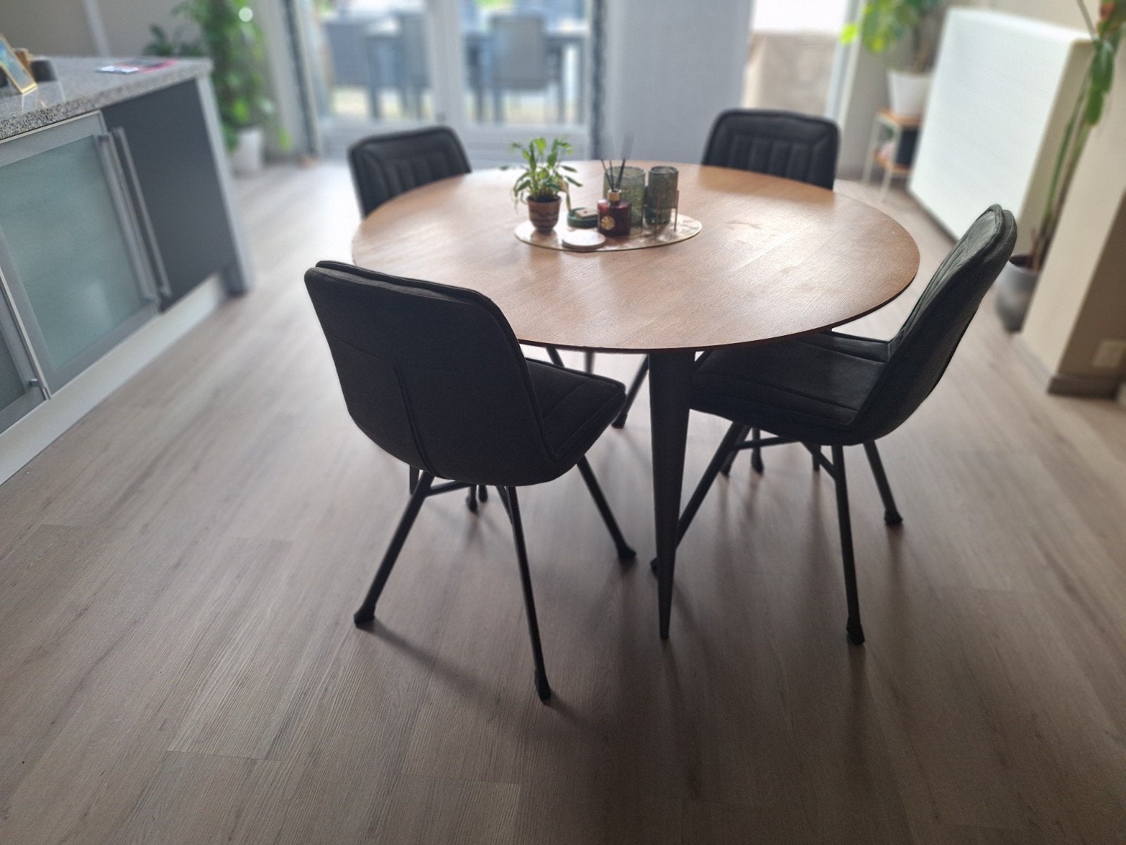 Arco Design Tafel Rond 128cm Diameter, 75cm Hoog, Huis en Inrichting, Ophalen, Gebruikt, Rond, Modern, Design