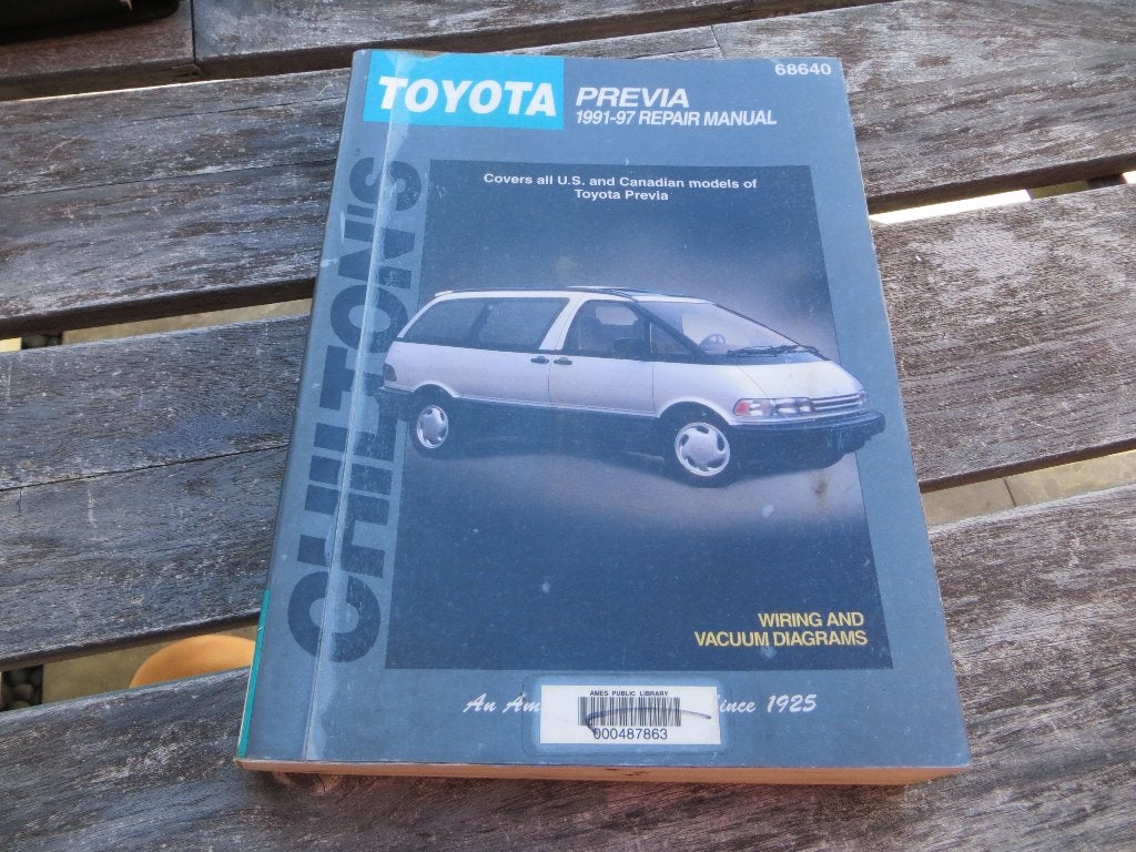 Chilton's Werkplaatshandboek Toyota Previa 1991-1997, Ophalen of Verzenden