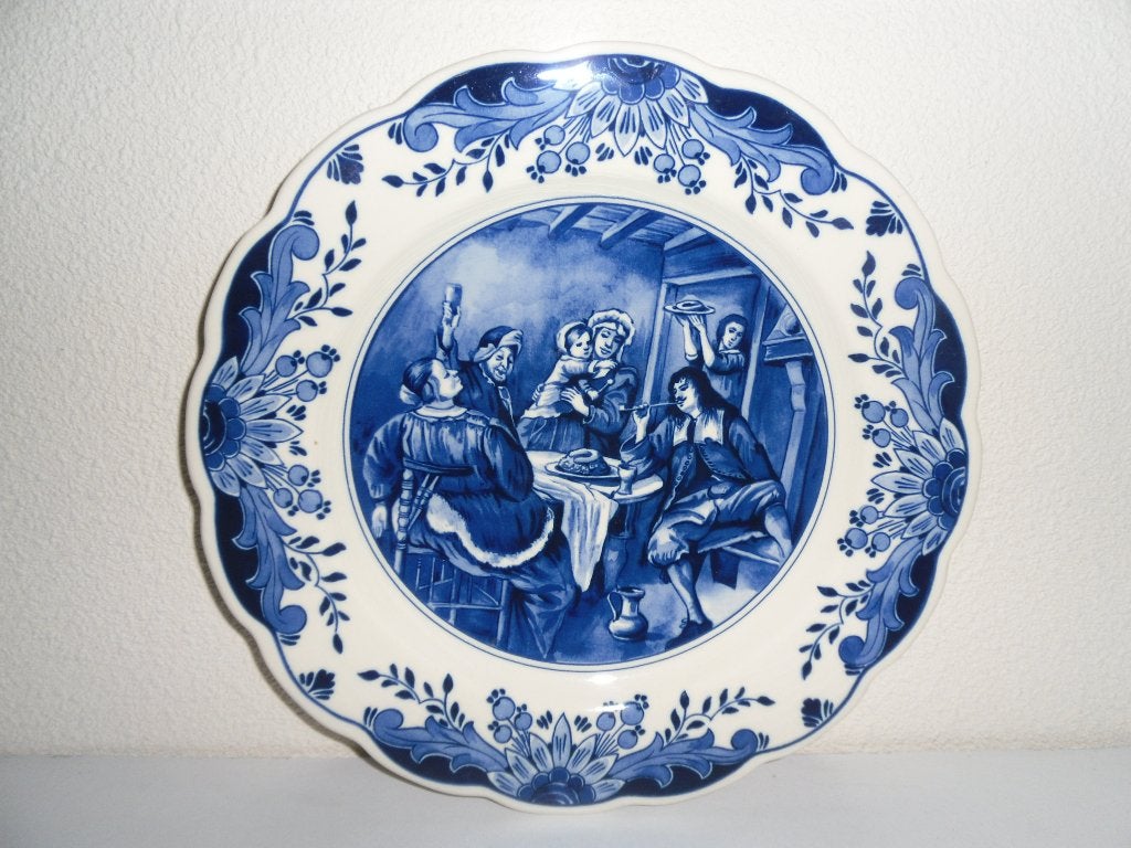 Delftsblauw wandbord Regina 436 de Herberg + certificaat Nw, Ophalen of Verzenden, Nieuw, Blauw, Wandbord of Wandpaneel
