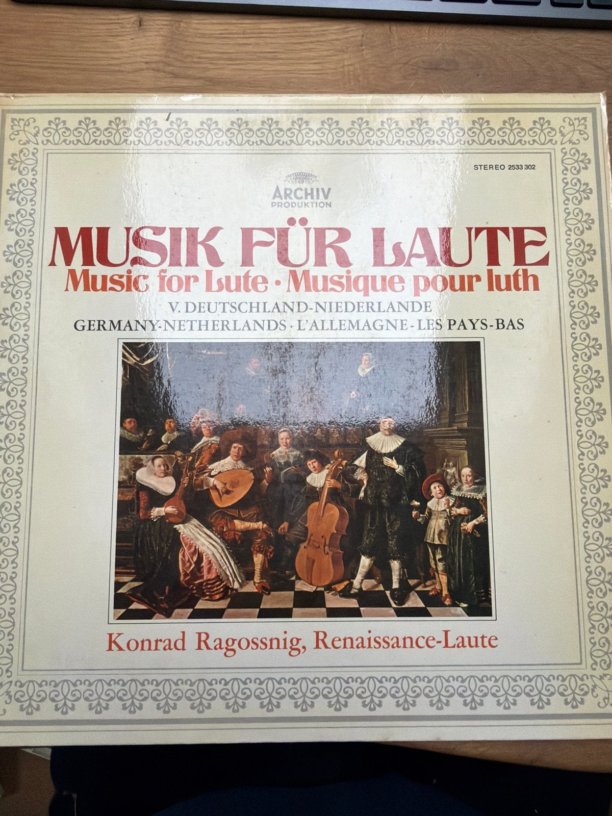 Musik für Laute - Archiv Produktion 2533 302, Cd's en Dvd's, LP, Gebruikt, Gatefold hoes, 12 inch