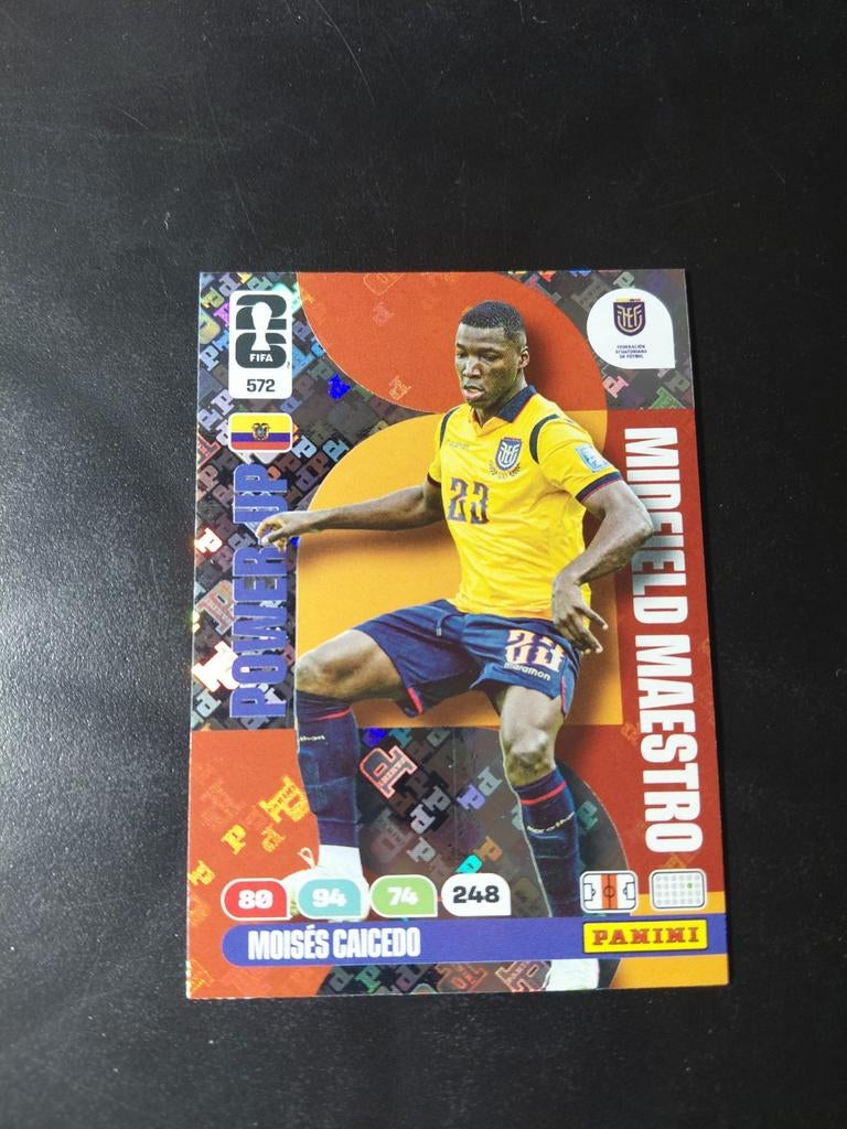 Moises caicedo (chelsea/ecuador) panini wk 2026, Verzamelen, Ophalen of Verzenden, Nieuw, Buitenlandse clubs, Poster, Plaatje of Sticker