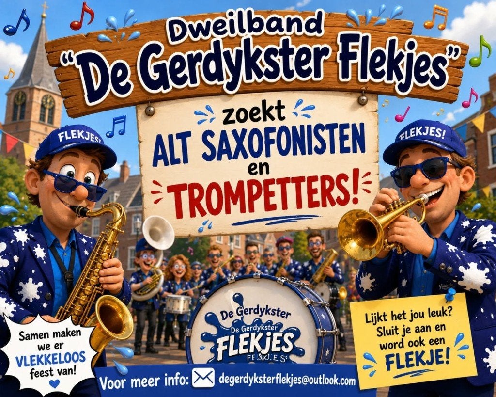 Dweilband zoekt blazers, Contacten en Berichten