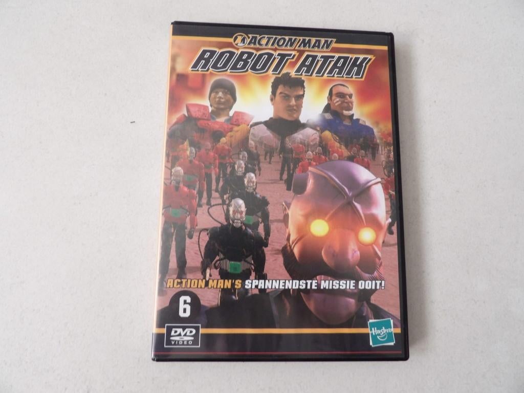 dvd ACTION MAN- ROBOT ATAK De spannendste missie ooit, Vanaf 6 jaar, Ophalen of Verzenden, Zo goed als nieuw, Actie