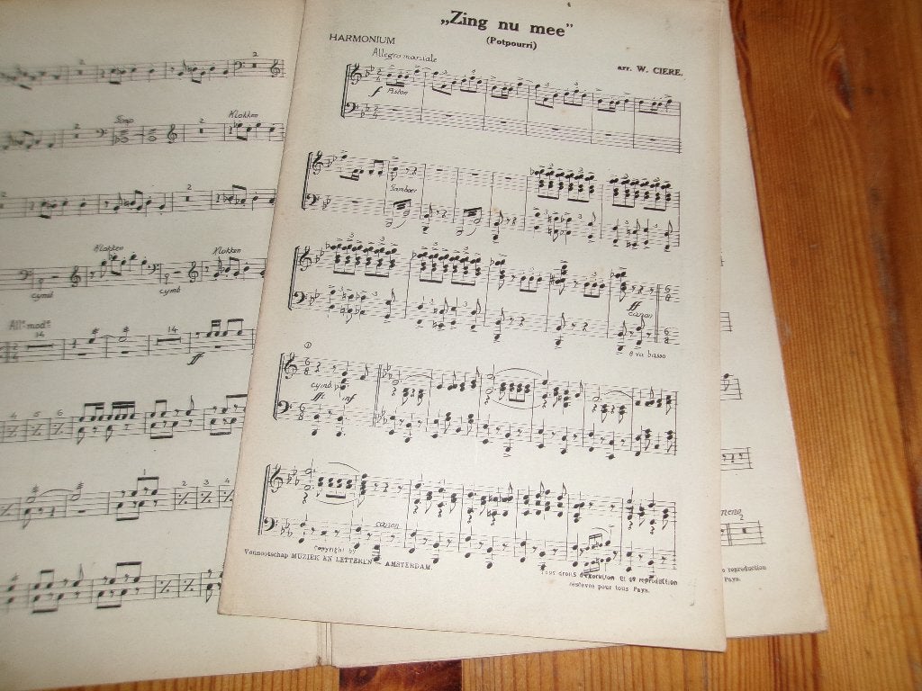 Zing nu mee - Willem Ciere, Gebruikt, Ophalen of Verzenden, Klarinet, Artiest of Componist