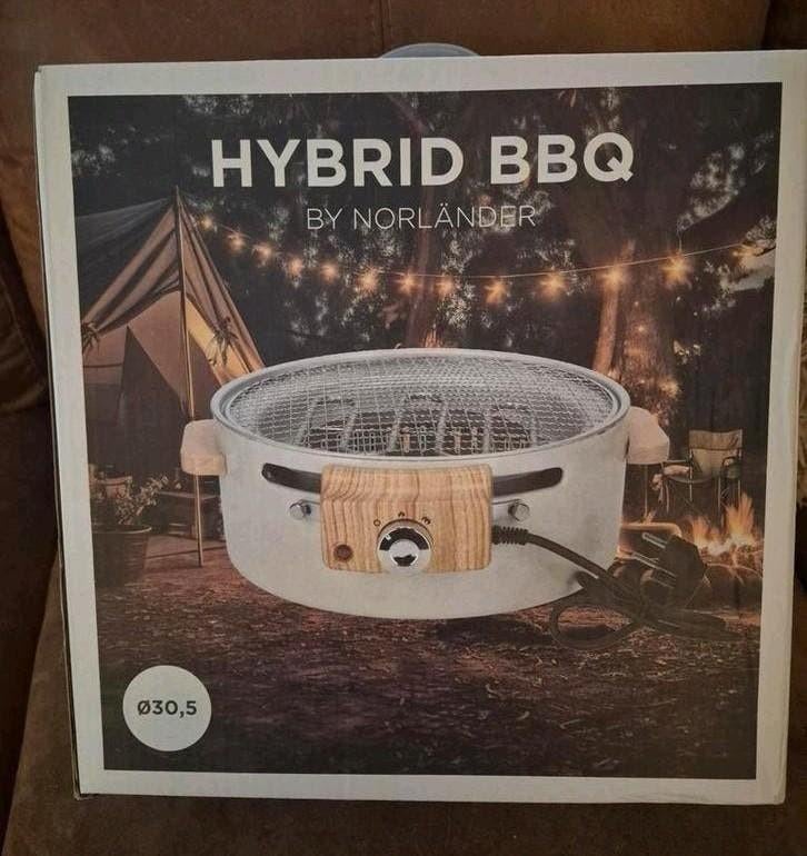 NORLÄNDER Hybrid BBQ Taupe - NIEUW, Tuin en Terras, Elektrische barbecues, Ophalen of Verzenden, Nieuw, Nordlander