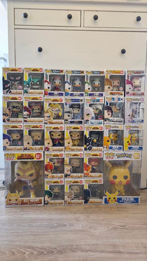 Grote collectie Funko Pop! figuren (diverse series), Verzamelen, Poppetjes en Figuurtjes, Ophalen of Verzenden, Zo goed als nieuw