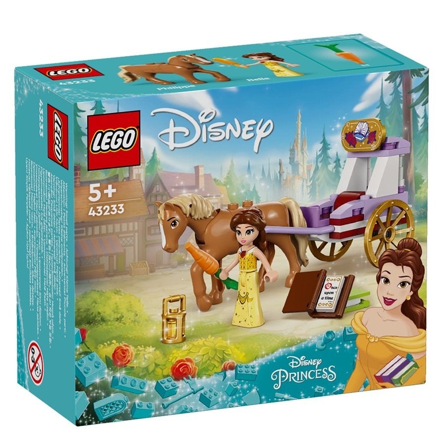 LEGO Disney 43233 Belle’s Paardenkoets * ’t LEGOhuis *, Lego, Nieuw, Ophalen of Verzenden, X