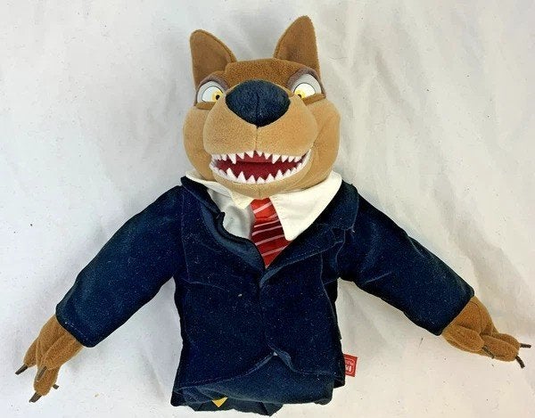 Dushi Efteling Grote Boze Wolf Handpop in Pak Sprookjesbos, Coolsingel 104, 3011 AG Rotterdam, Netherlands, Verzenden, Overige typen