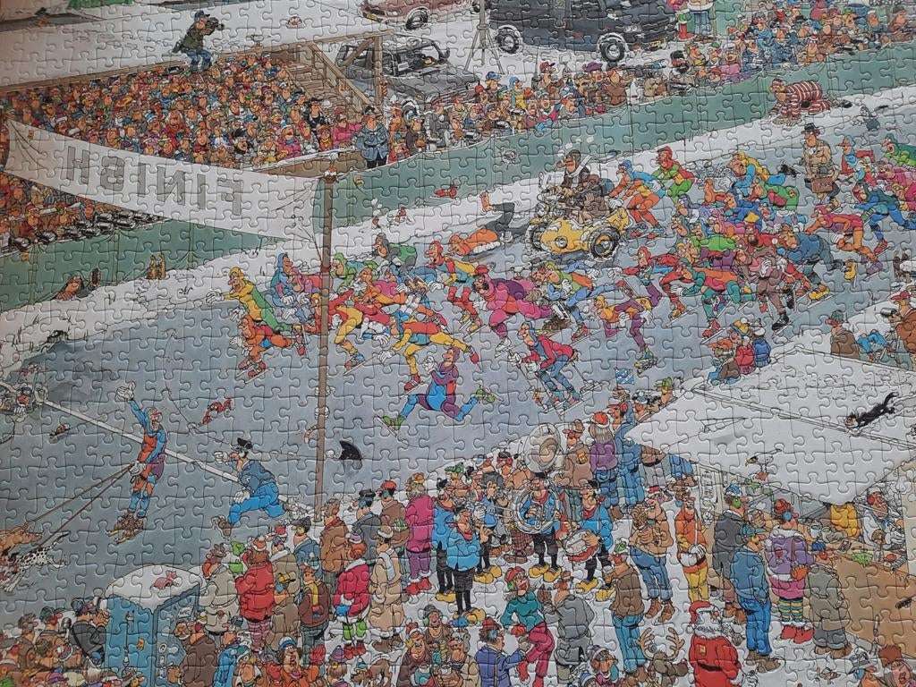 Jan van Haasteren De elfstedentocht, Ophalen, 500 t/m 1500 stukjes, Zo goed als nieuw