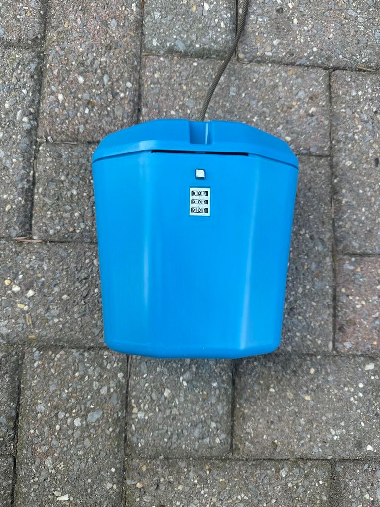 Draagbare Kluis met Cijferslot, Blauw, Minder dan 40 cm, Nieuw, Minder dan 35 cm