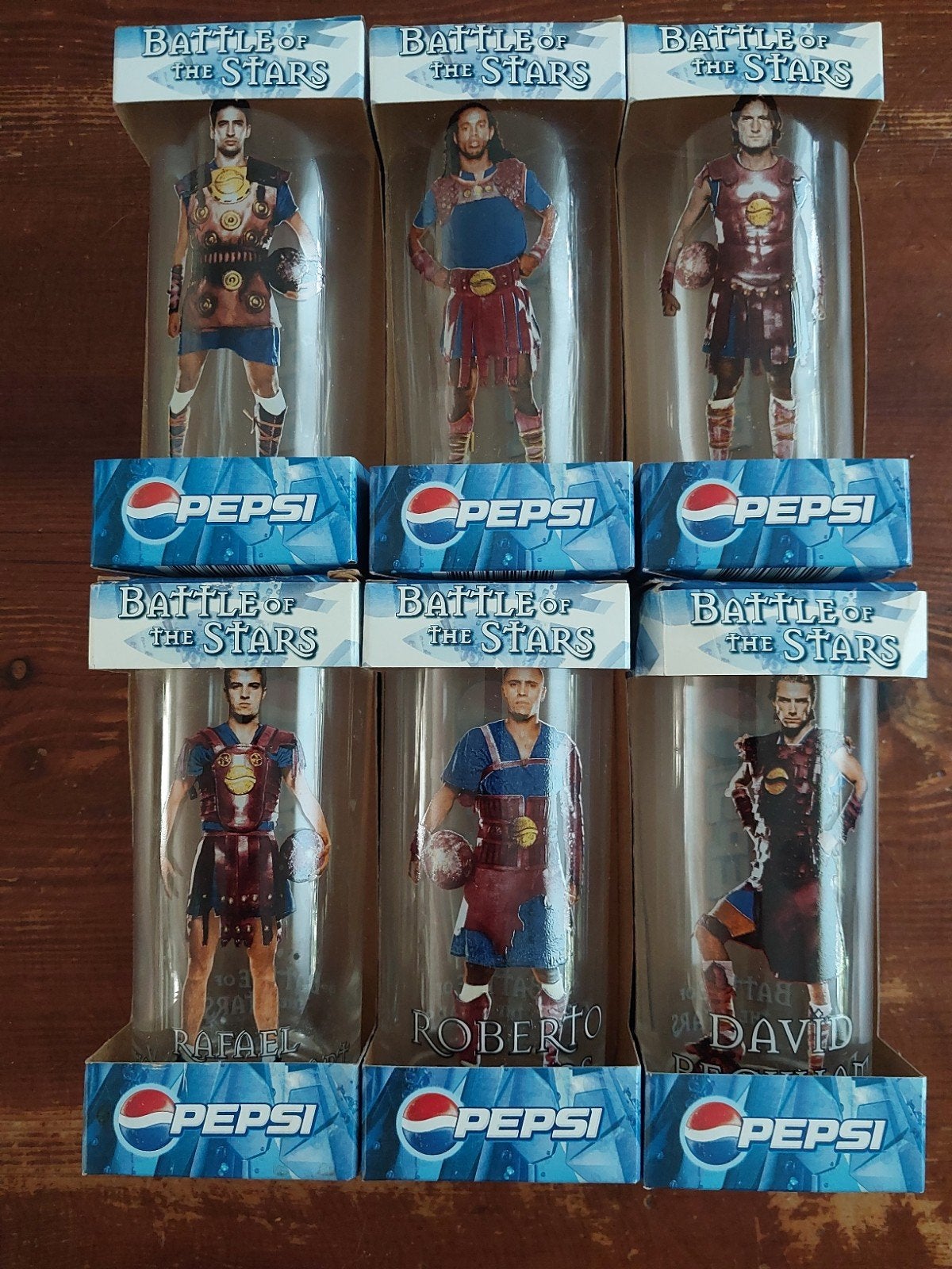 Pepsi Battle of the Stars Glazen - Complete Set, Verzamelen, Ophalen of Verzenden, Nieuw
