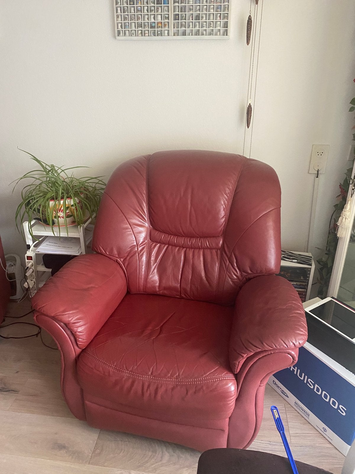 Twee zitsbank plus twee relax stoelen, Ophalen, Gebruikt, 150 tot 200 cm, Tweepersoons