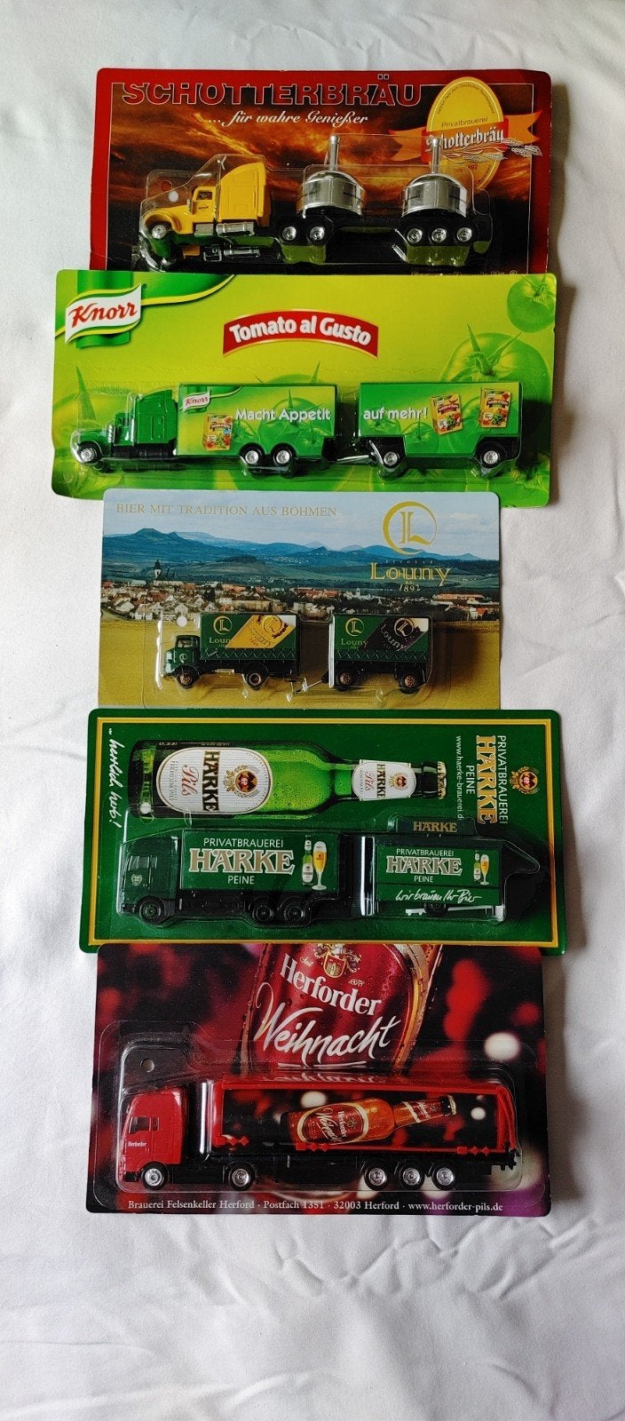 Grell trucks 1:87 5 stuks, Verzenden, Nieuw, Bus of Vrachtwagen, Overige merken