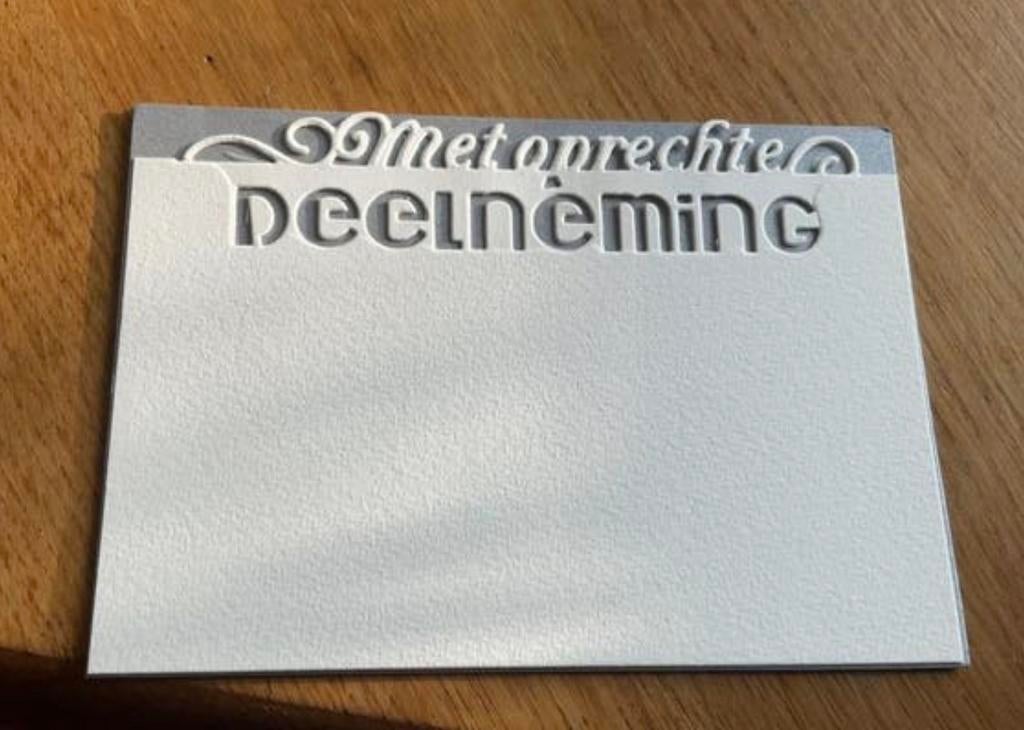 Dubbele kaart met opleg 134, Ophalen of Verzenden, Nieuw, Blanco kaart of Basiskaart