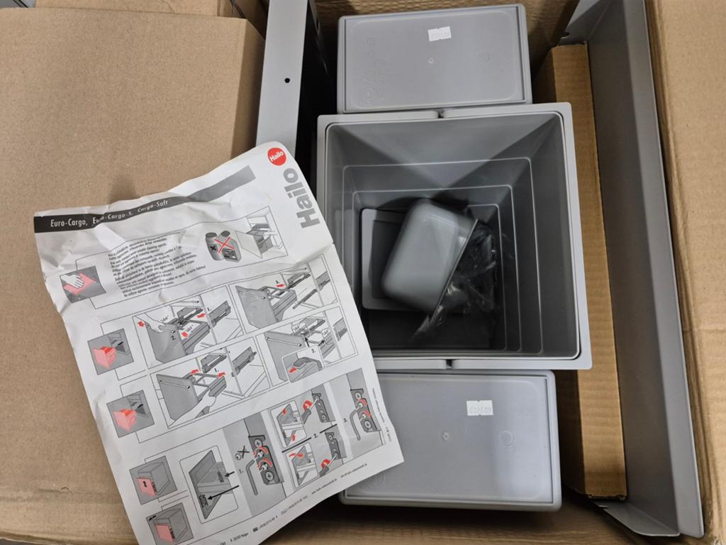 Hailo Cargo Soft 3610-54 Inbouw Afvalsysteem (35L) nieuw, Ophalen of Verzenden, Nieuw, 50 tot 100 cm, Minder dan 100 cm