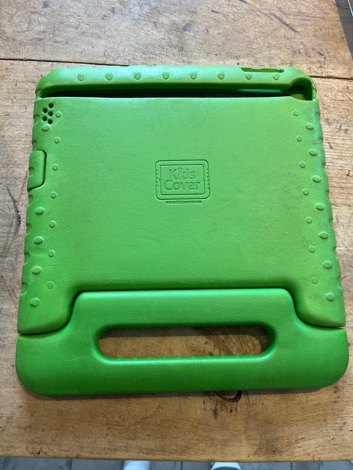 Groene KidsCover voor iPad - Beschermhoes, Computers en Software, Apple iPads, 10 inch, Gebruikt, 32 GB, Apple iPad
