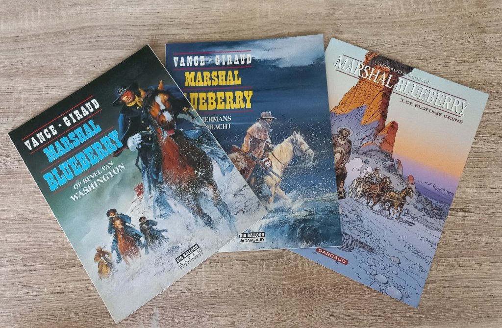 Marshal Blueberry Compleet (1 t/m 3), Vance & Giraud, Complete serie of reeks, Ophalen of Verzenden, Zo goed als nieuw