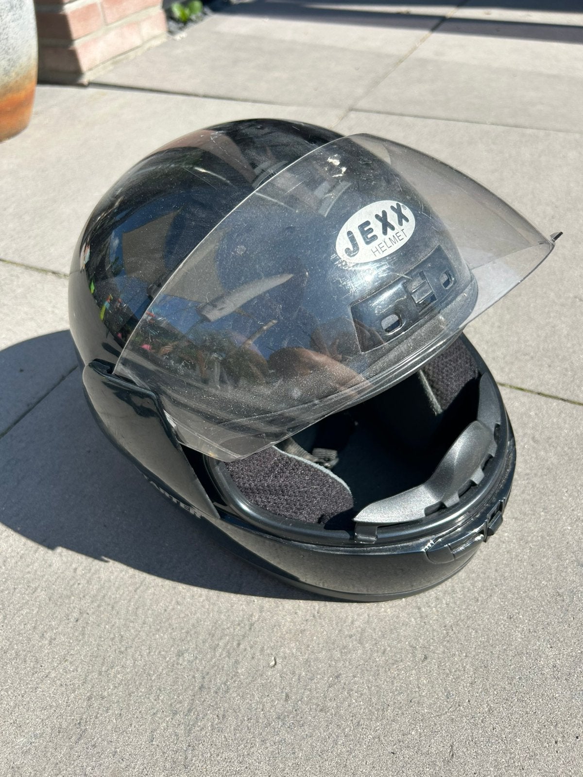 Helm zwart Jexx maat M, M, Integraalhelm, Tweedehands, Ophalen
