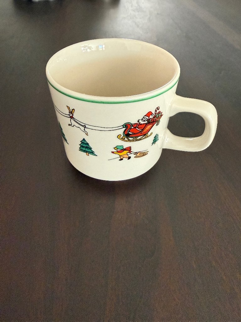 Kerstservies 6-delig, Ophalen, Overige merken, Klassiek, Zo goed als nieuw