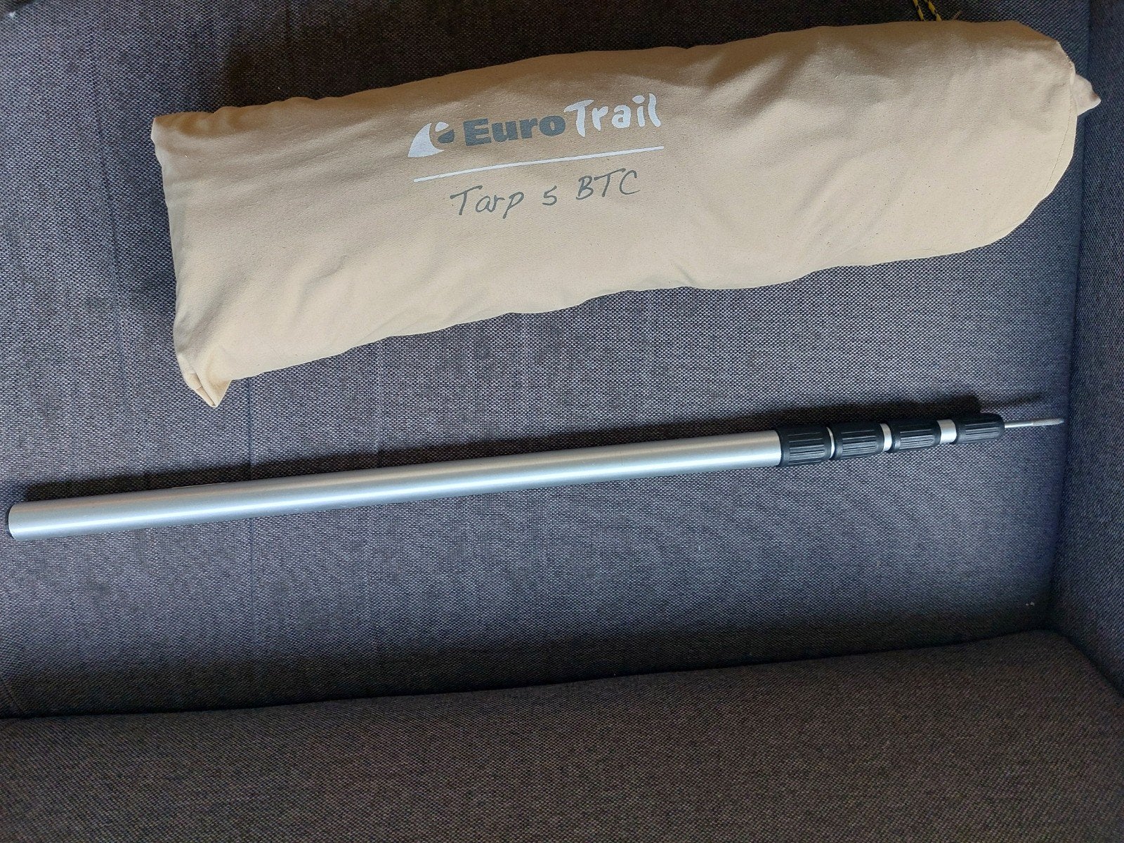 Eurotrail Tarp 440 x 400 cm met tentstok, Ophalen