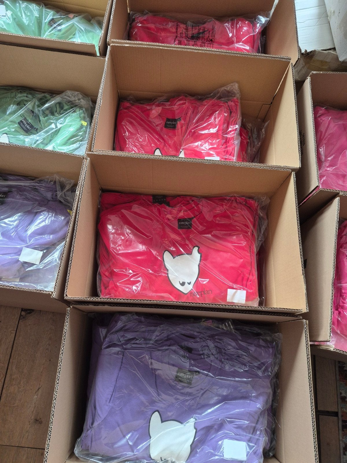 Vintage Skate/BMX shirts - diverse kleuren en maten, Nieuw, Ophalen of Verzenden, Ratteplan, Rood
