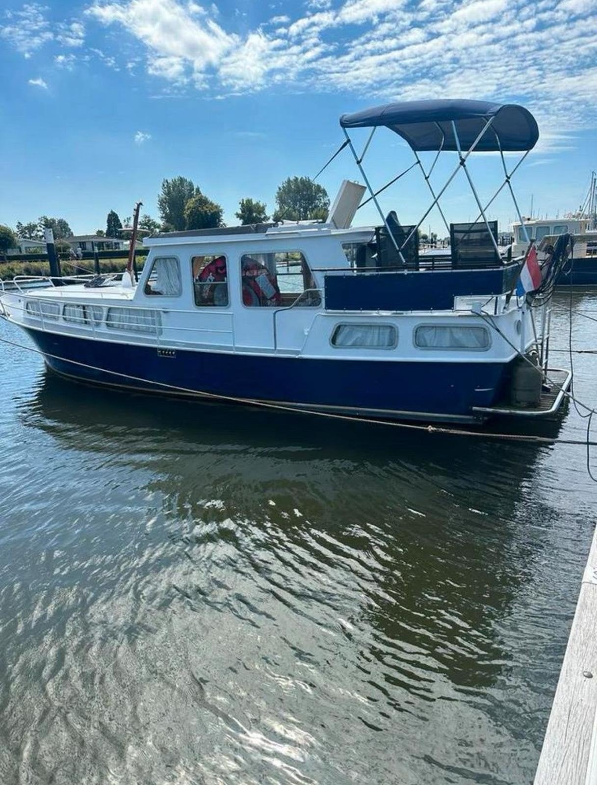 Verhoef Kruiser Retro Familie Boot vaarklaar of om  te wonen, Watersport en Boten, Motorboten en Motorjachten, Ophalen of Verzenden