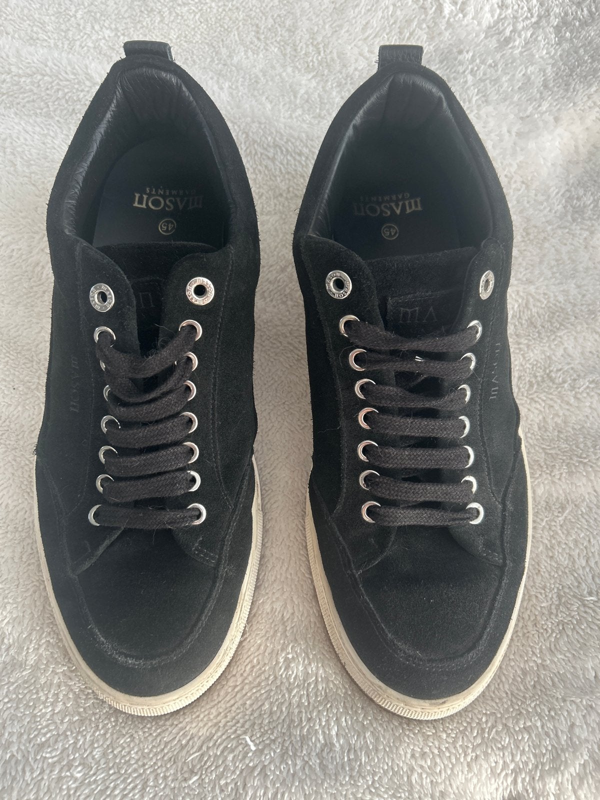 Mason Garments Schoen Sneaker Maat 45 Zwart, Kleding | Heren, Ophalen of Verzenden, Gedragen, Zwart, Sneakers of Gympen