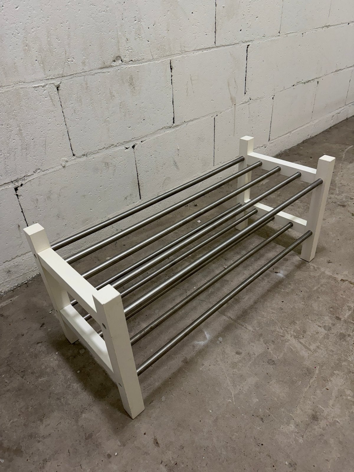 IKEA TJUSIG Schoenenrek, wit, Huis en Inrichting, Kasten | Schoenenrekken, Ophalen of Verzenden, Zo goed als nieuw