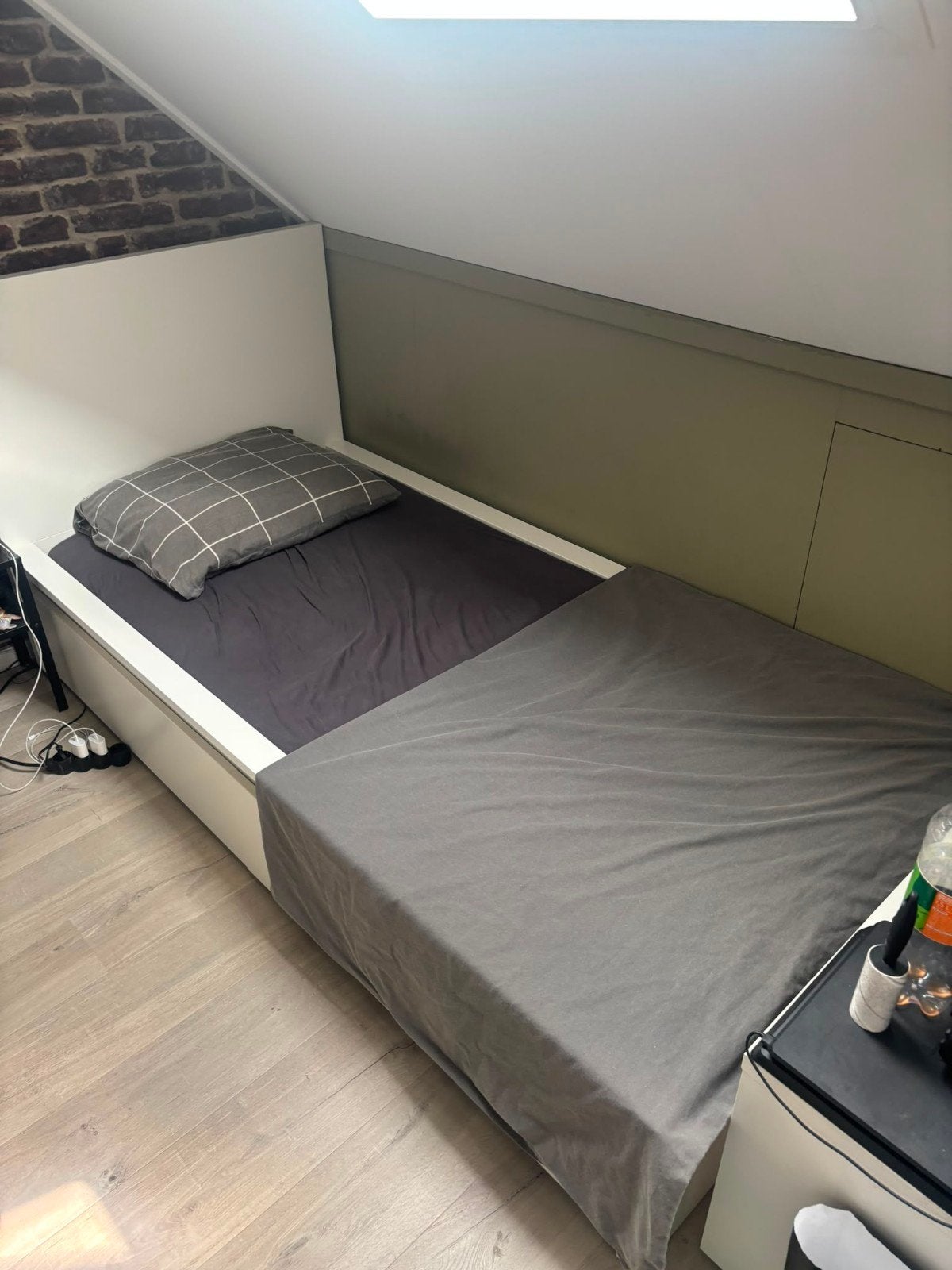 IKEA Malm bed, Huis en Inrichting, Slaapkamer | Bedden, Ophalen, Gebruikt, 90 cm, Eenpersoons