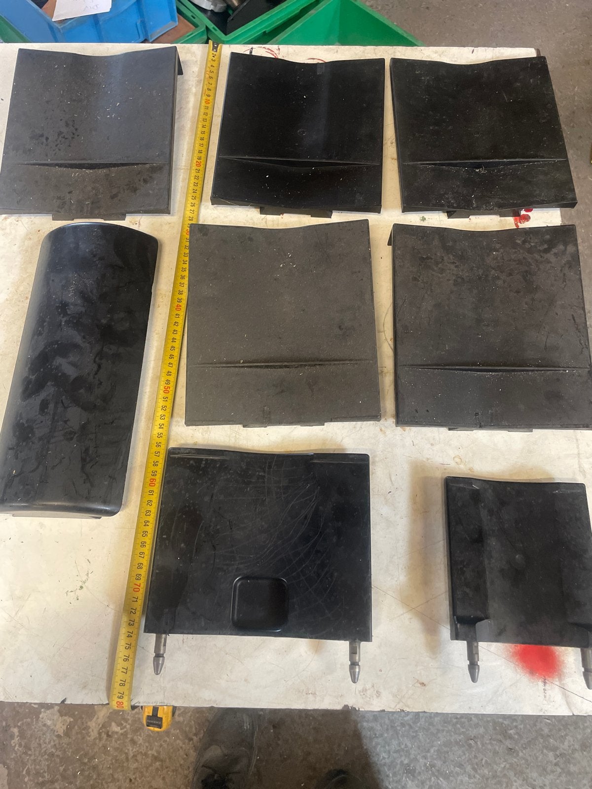 8 stuks Deckel FP1/4 afdekkappen, Ophalen, Gebruikt